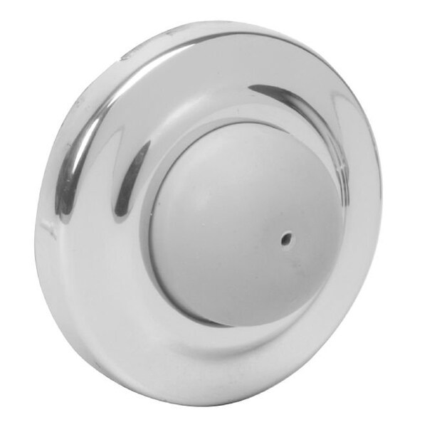Ives Commercial Solid Brass 2-1/2in Convex Wall Bumper Bright Chrome Finish - WS406407CVX26