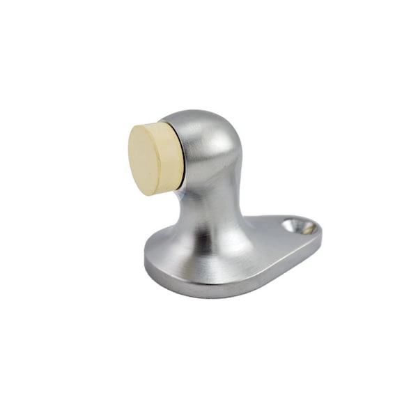 Ives Commercial Solid Brass Gooseneck Floor Door Stop Satin Chrome Finish - FS44126D