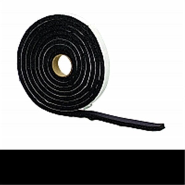 M-D Building Products 6635 038 x 075 in x 10 ft Black Marine  Automotive Weatherstrip Closed Cell Tape - 043374066357