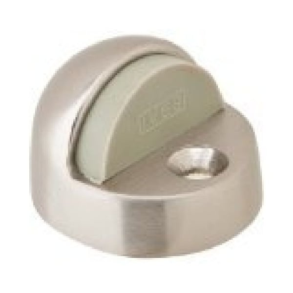 Ives Commercial Solid Brass 1-3/8in Floor Dome Stop Satin Nickel Finish - FS43815