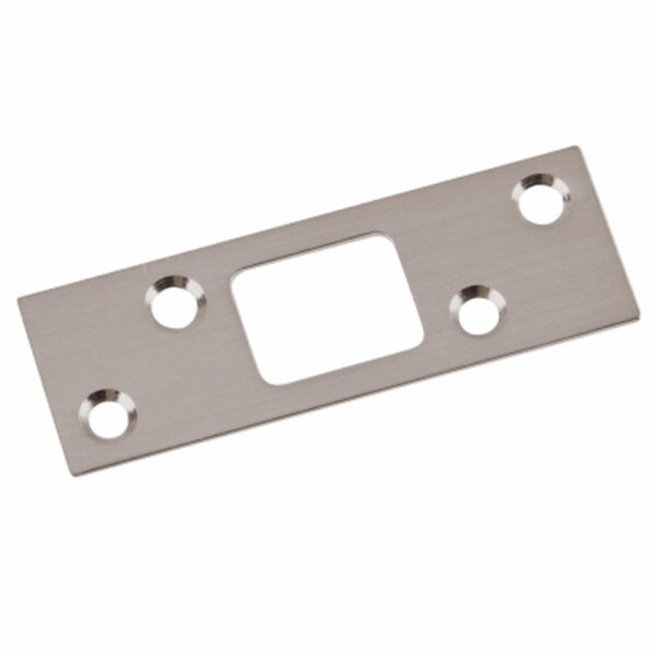 Gan Eden 1.25 x 3.62 in. Security Strike - Satin Nickel - GA699910