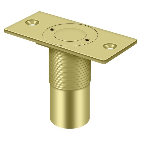 Deltana Dust Proof Strike, Adjustable, 2-7/8" X 1-3/8" Bright Brass - SPDP278U3