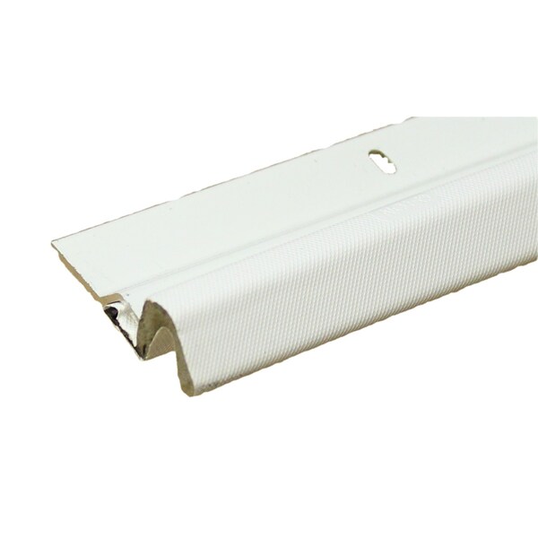 Randall Aluminum Door Weatherstrip Set With Vinyl (36") Top and (84") Sides (White) - V-94-WH