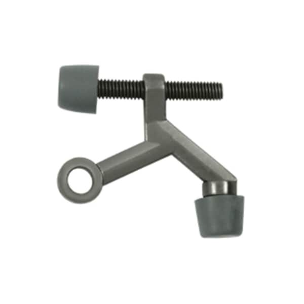 Patioplus Hinge Mounted Pin Stop, Antique Nickel - Zinc Die-Cast - PA590295