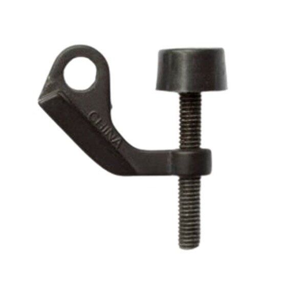 Orca Hardware Hinge Pin Door Stop, With Black Tip, Zinc Alloy, BL Black Finish - TH-HPDS-BL