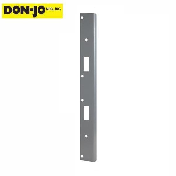 Don-Jo Don-Jo: Double Hole Security Strike Plate 18" - Silver Coated Finish - DNJ-AST-21382-SL