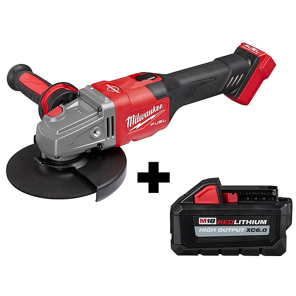 Milwaukee Tool M18 Fuel 4-1/2- 6 Brkg Grder Kt, XC6.0 - 2981-20, 48-11-1865