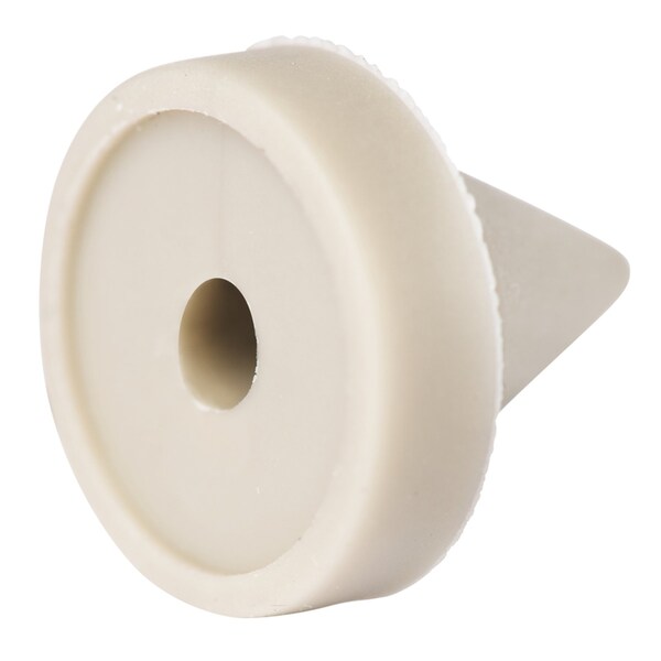 Brinks Commercial Brinks Plastic Off White Door Bumper Mounts to base trim 1/2 in. - BC41013