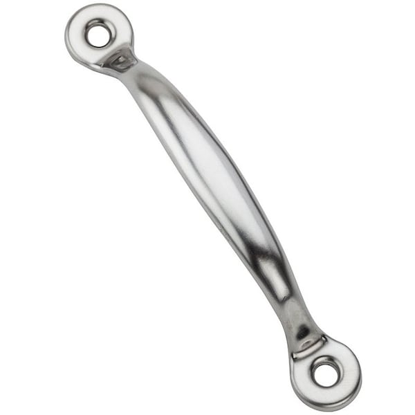 National Hardware Door Pull, 434 in H, Stainless Steel - N117-727