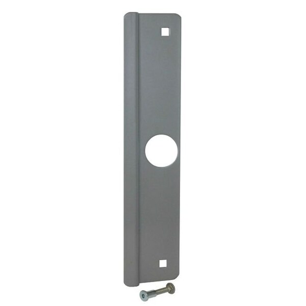 Don-Jo 2-5/8" x 12" Adams Rite Cylinder Hole Latch Protector for Outswing Doors with EBF Fasteners - LP312EBFSL