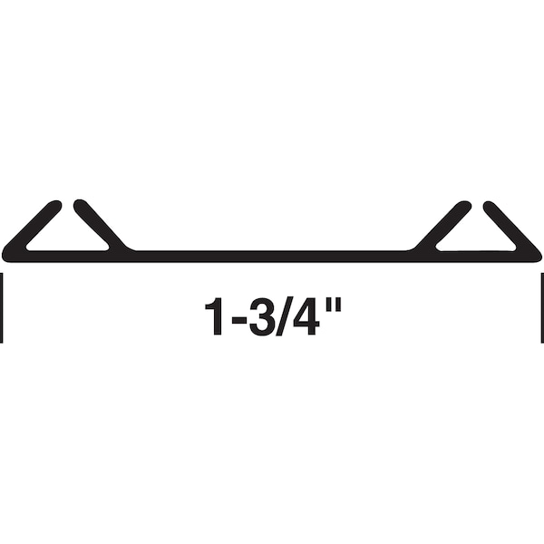 Prime-Line M&D and Frost King, 1-3/4 in. x 37 in., Threshold Insert, Snap-In Single Pack - T 8707