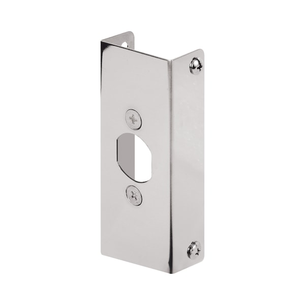 Prime-Line 1-3/4 in. Thick Stainless Steel Door Edge Reinforcer Single Pack - U 9976