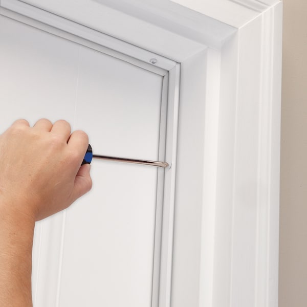 M-D Building Products White Aluminum and Vinyl Screw-on Top and Sides Door Seal Kit - 01958