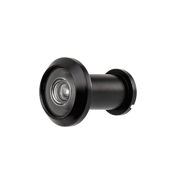 Pamex 180 Degree Door Viewer for 1in to 1-2/3in Matte Black Finish - DD01181BL