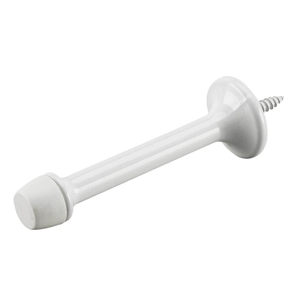 Richelieu 2Pack 3in 76 mm Rigid Door Stop, White - 216WV