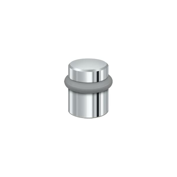 Deltana Round Universal Floor Bumper 1-1/2" Bright Chrome - UFB4505U26