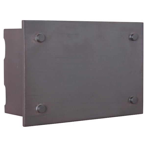 Craftmade Industrial Rectangle Lighted LED Chime in Aged Iron - ICH1600-AI