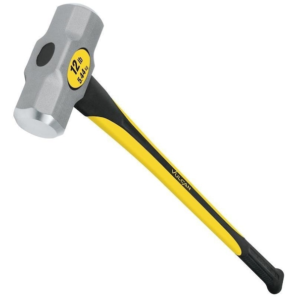 Vulcan 34500 Hammer, 12 lb Head, Sledge, Chamfered Head, 36 in OAL - 34929