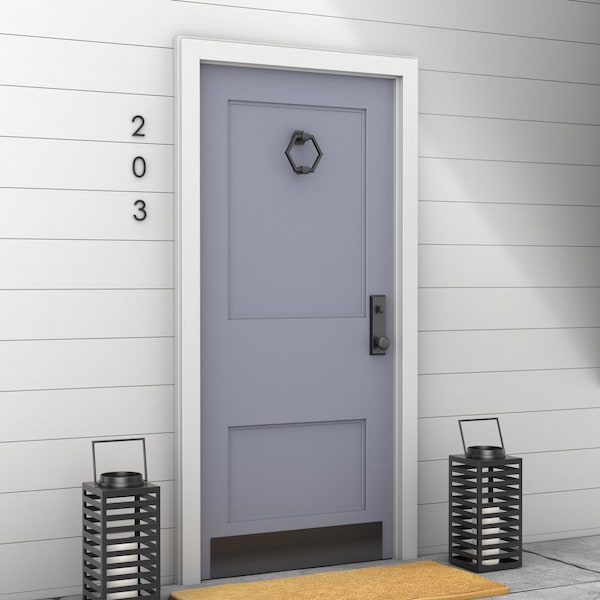 National Hardware National Hardware Powell 4 in. L Matte Black Die Cast Zinc Door Knocker - N336-706