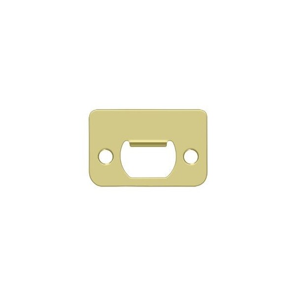 Deltana Strike Plate, 2-1/4" X 1 1/2" Bright Brass - SP225U3