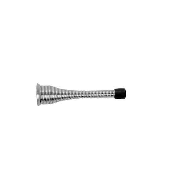 Don-Jo 1511-609 3 in. Antique Brass Heavy Duty Spring Door Stop - 1511 609
