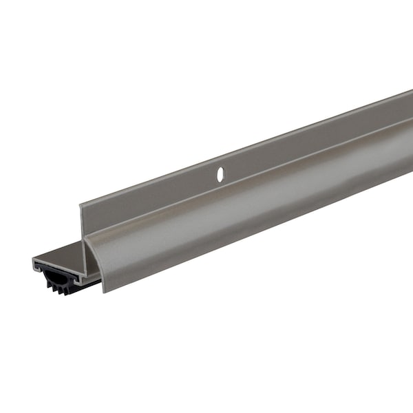 M-D Building Products 36 in. Satin Nickel Aluminum L-Shape Screw-on Under Door Seal - 48998