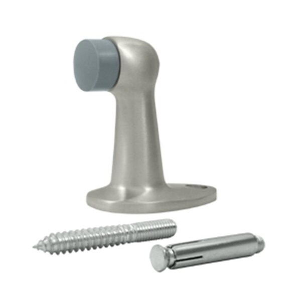 Patioplus 2.87 in. Floor Door Bumper, Satin Nickel - Solid - PA877989