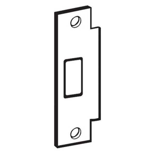 Heat Wave BFD-2-SL Silver Coated ASA No Lip Door Strike - Silver Coated - HE2948995