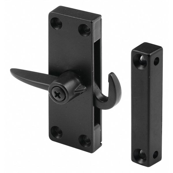 Prime-Line Die-Cast Black Right-Hand Sliding Screen Door Latch (Single Pack) - A 104