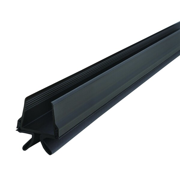 M-D Building Products 32 in. Brown Vinyl & Rubber CINCH Slide-On Interior Under Door Seal - 43399