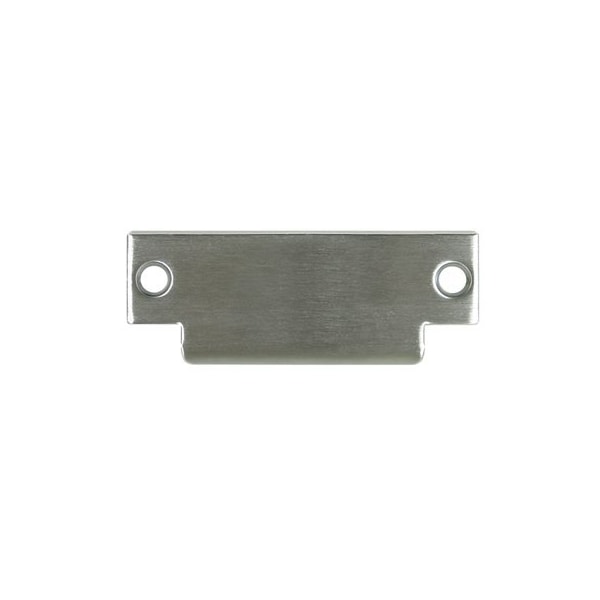 Deltana SPBDB478U26D W/O Hole Strike Plate Brushed Chrome, 10PK - SPBDB478U26D-XCP10