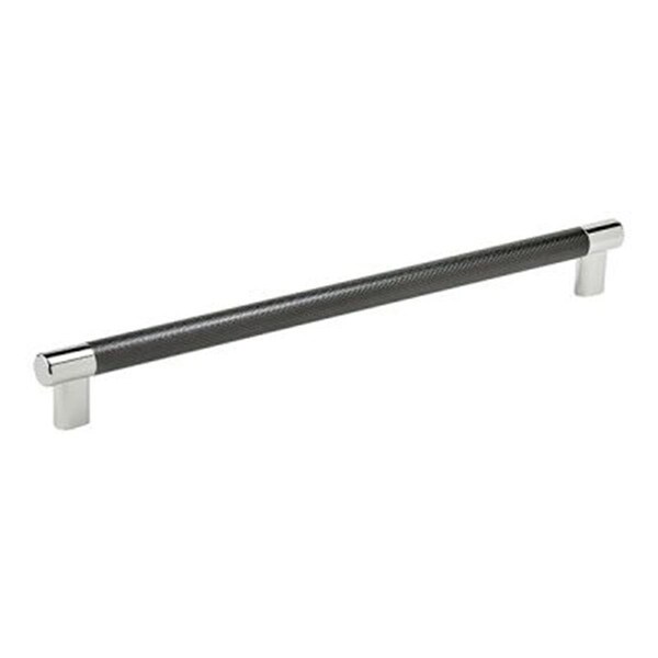 Gardencare 320 mm Pull Esquire, Polished Nickel & Gunmetal - GA776585