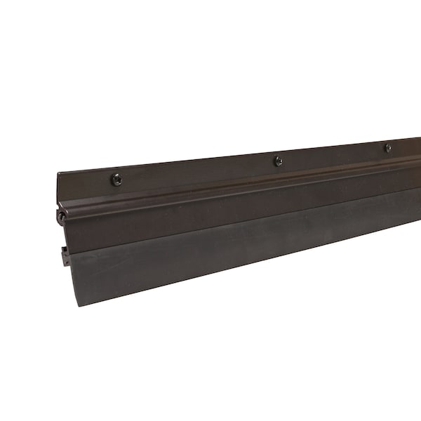 M-D Building Products 36 in. Bronze Aluminum and Vinyl Flex-O-Matic Screw-on Door Sweep - 07153