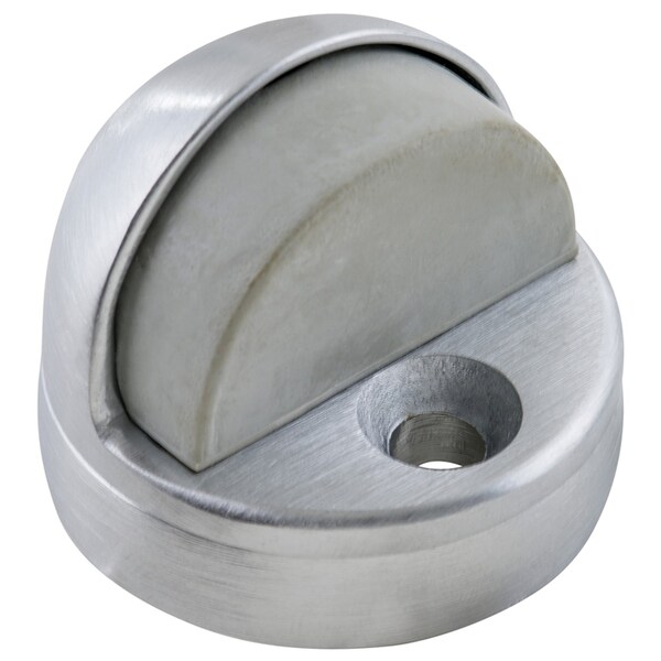 Brinks Commercial Brinks Brass Satin Chrome Door Stop Mounts to floor 1.75 in. - BC40074