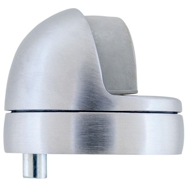 Brinks Commercial Brinks Brass Satin Chrome Door Stop Mounts to floor 1.75 in. - BC40074