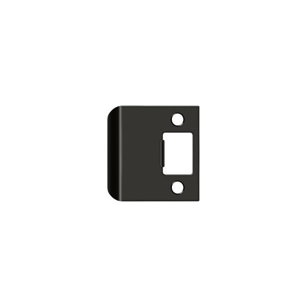 Deltana Extended Lip Strike Plate, 2-1/4" Overall Oil Rubbed Bronze - SPE225U10B