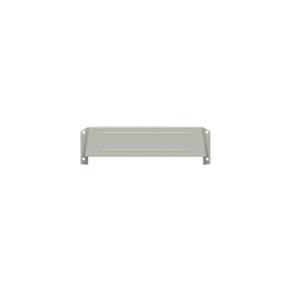 Deltana Letter Box Hood Satin Nickel - MSH158U15