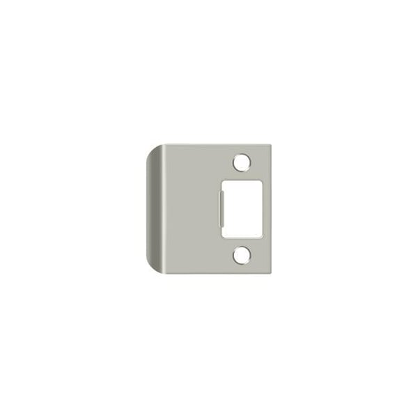 Deltana Extended Lip Strike Plate, 2-1/4" Overall Satin Nickel - SPE225U15