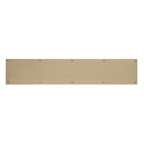 Brass Accents 6 in. x 28 in. Kick Plate Antique Brass Magnetic Mount - A09-P0628-609MAG