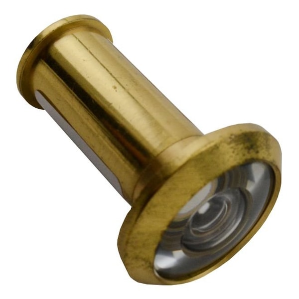 Deltana Fire Rated Door Viewer; Bright Brass Finish - 55211U3-UL