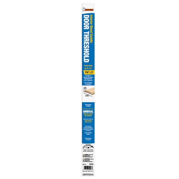 Frost King Frost King 0.31 in. H X 1.75 in. W X 36 in. L Wood Threshold Oak - WAT175
