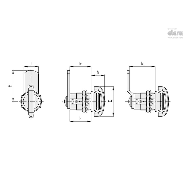 Elesa Without tranversal hole, CM.32-20 - CM.