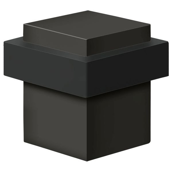 Deltana Square Universal Floor Bumper 1-3/8" Oil Rubbed Bronze - UFBS138U10B