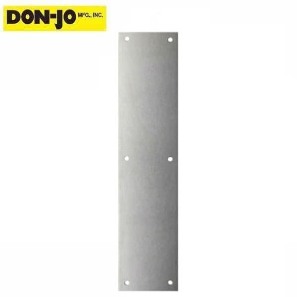 Don-Jo Push Plate, 15" x 3 1/2", Stainless Steel - DNJ-70-630