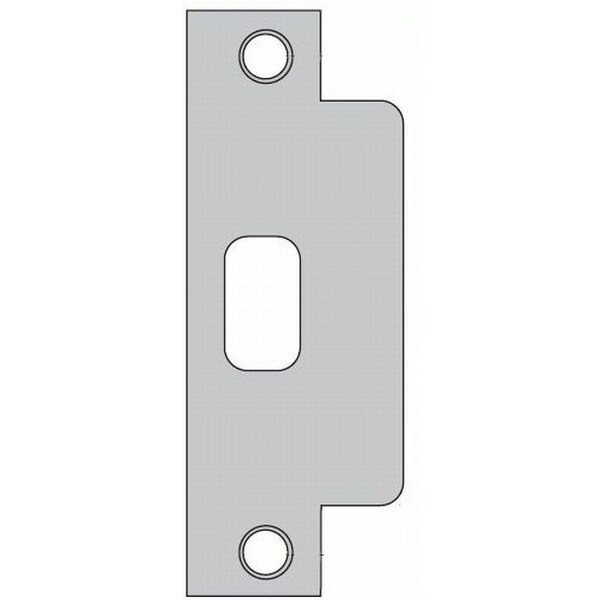 Kwikset Plainlatch and Deadlatch Strike, Iron Black - 83846-514