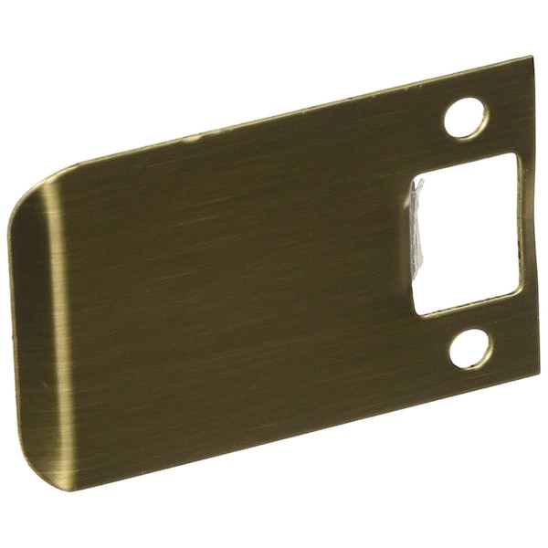 Heat Wave EL 102 RC-609 2.25 x 2 in. Antique Brass Extended Lip Door Strikes - HE2949720