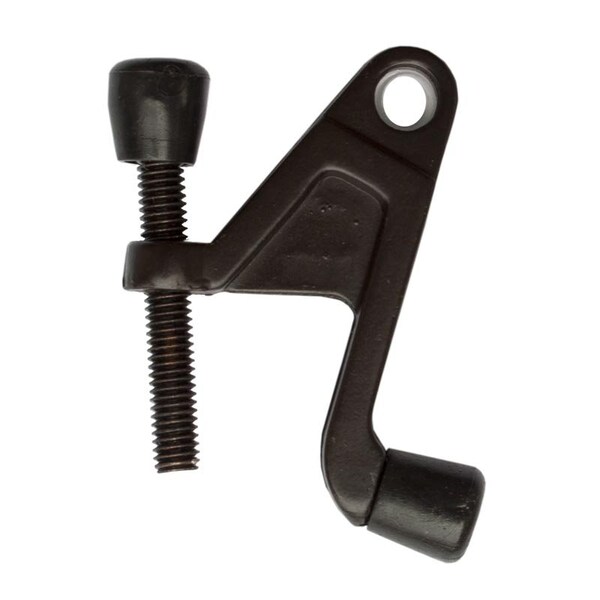 Orca Hardware Heavy Duty Hinge Pin Door Stop, With Black Tip, Zinc Alloy, US10B Oil-Rubbed Bronze Finish - TH-HPHD-10B