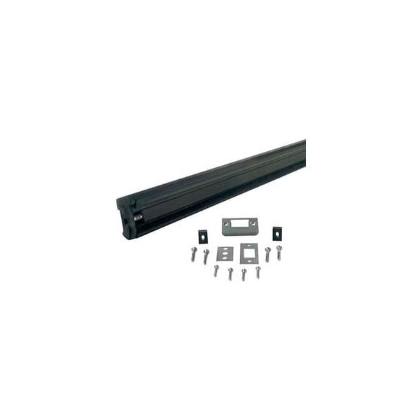 M-D Building Products M-D Aluminum Locking Slide Bolt Combination Astragal, Bronze, 96 - 70023