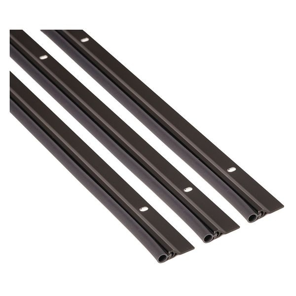 National Guard Weatherstrip, 5/16in., Silicone, Black - 160SDKB-36X84