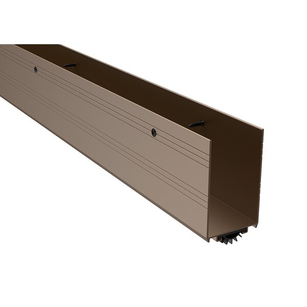 Pemko 221DV36 36" Door Shoe with Vinyl Dark Bronze - 221DV36